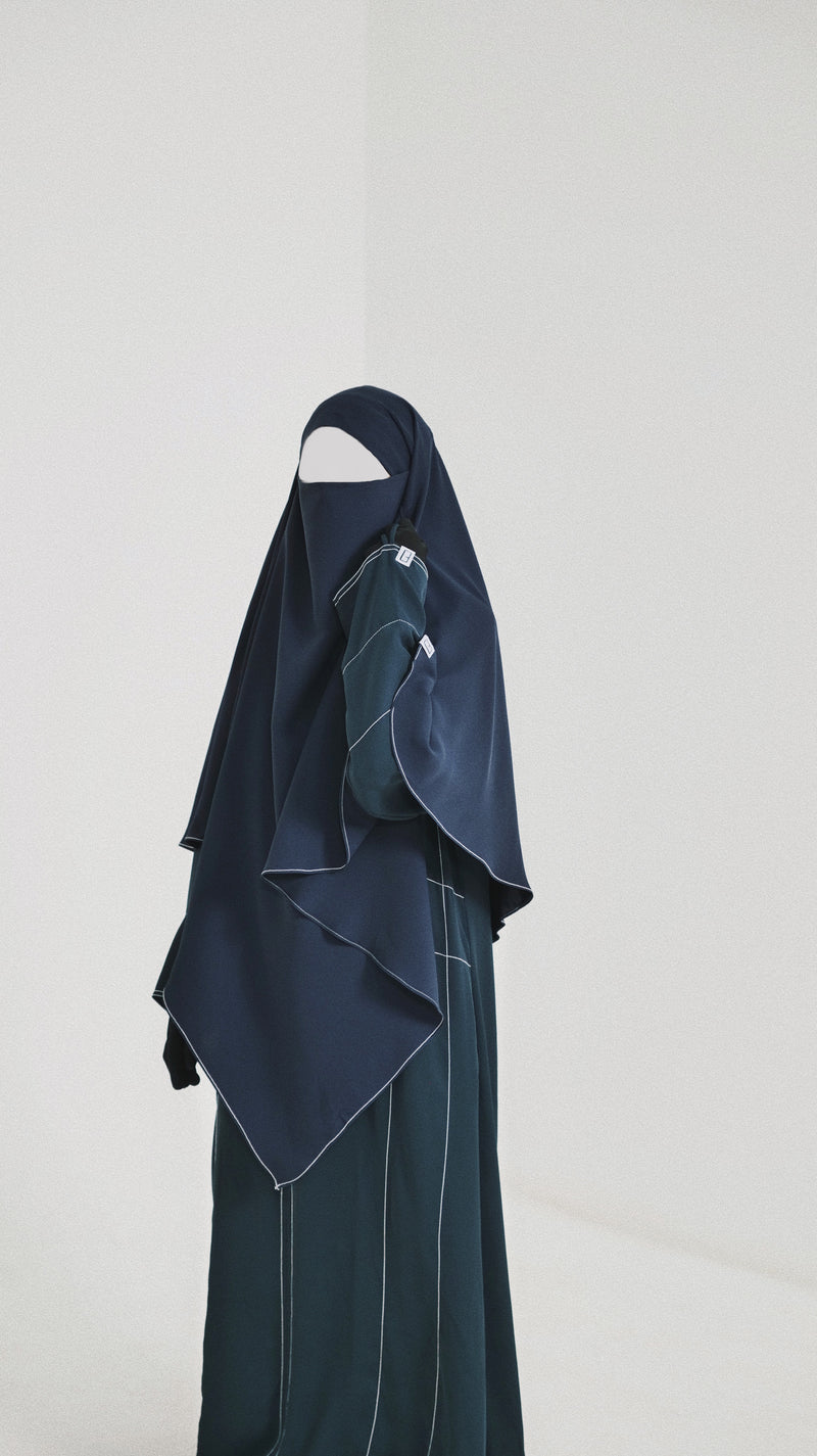 Stitch Abaya Seastorm (Miqot)